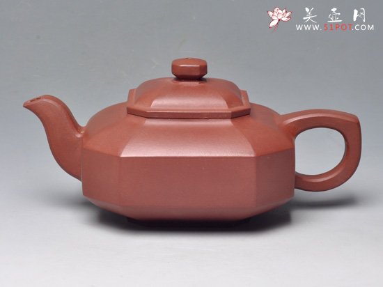 紫砂壶图片：八福临门 拼紫泥 280cc - 宜兴紫砂壶网