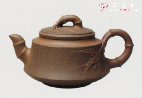 紫砂壶图片：楚柱壶 - 宜兴紫砂壶网