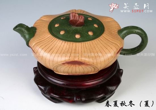 紫砂壶图片：春夏秋冬 - 宜兴紫砂壶网