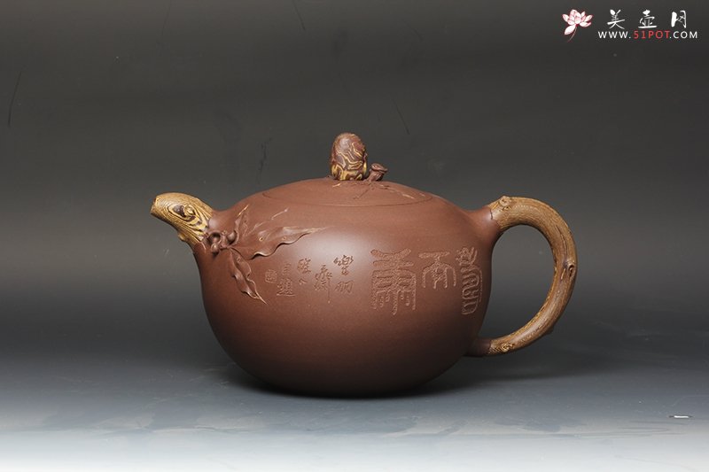 紫砂壶图片：寿而康壶 - 宜兴紫砂壶网
