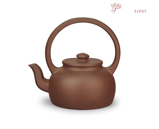 紫砂壶图片：大彬提梁 - 宜兴紫砂壶网