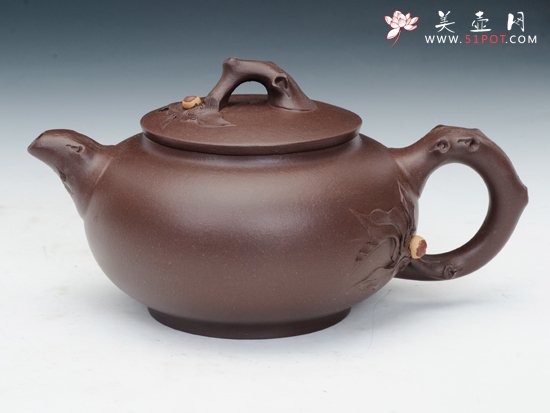 紫砂壶图片：寿桃 - 宜兴紫砂壶网