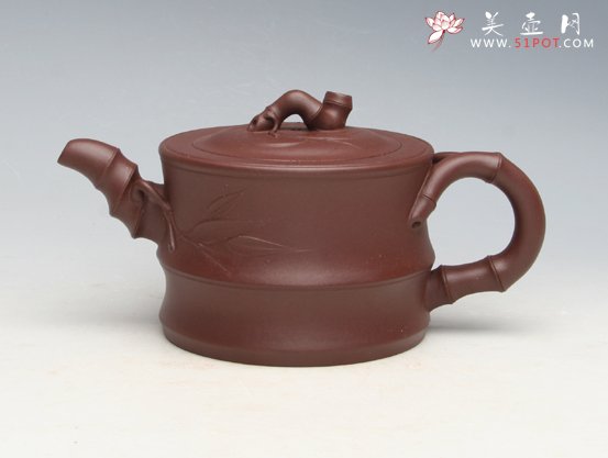紫砂壶图片：竹段 副本 - 宜兴紫砂壶网
