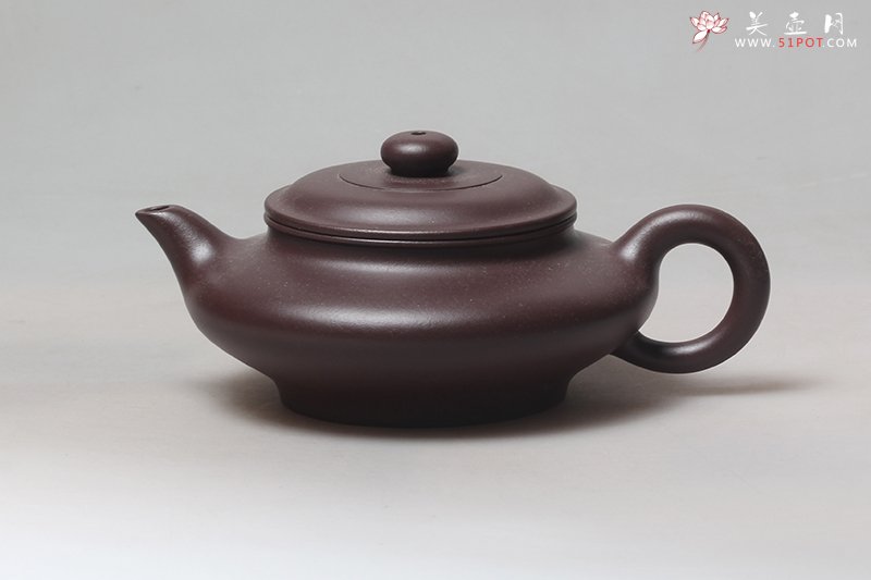 紫砂壶图片：虚扁 - 宜兴紫砂壶网