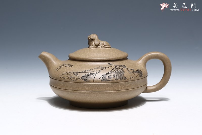 紫砂壶图片：醉里神思 - 宜兴紫砂壶网