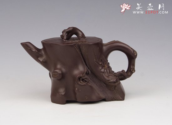 紫砂壶图片：梅桩 - 宜兴紫砂壶网