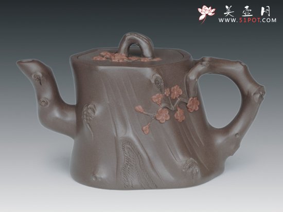 紫砂壶图片：梅桩 - 宜兴紫砂壶网