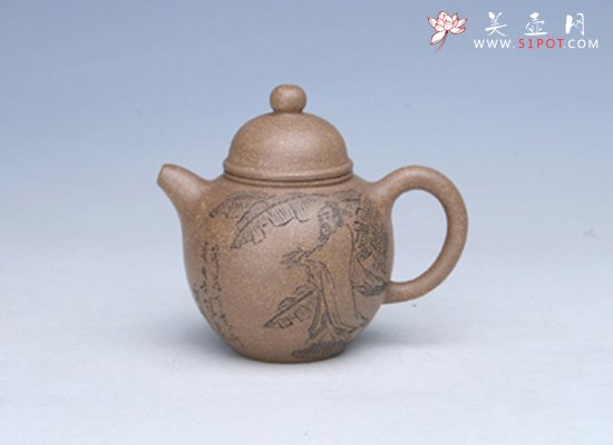 紫砂壶图片：朱砂壶 - 宜兴紫砂壶网