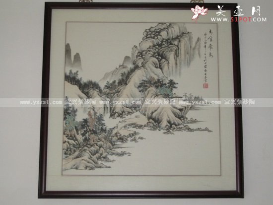 紫砂壶图片：青峰飞泉 - 宜兴紫砂壶网