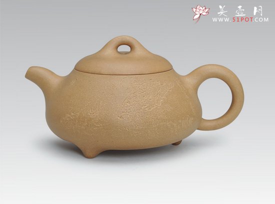 紫砂壶图片：矮石瓢 - 宜兴紫砂壶网