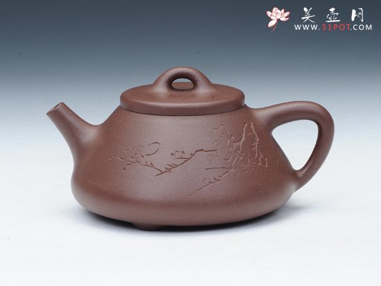 紫砂壶图片：子冶石瓢 - 宜兴紫砂壶网