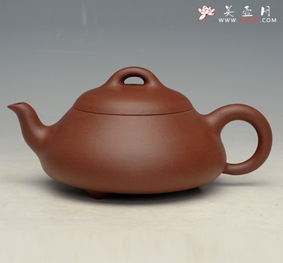 紫砂壶图片：矮石瓢 - 宜兴紫砂壶网