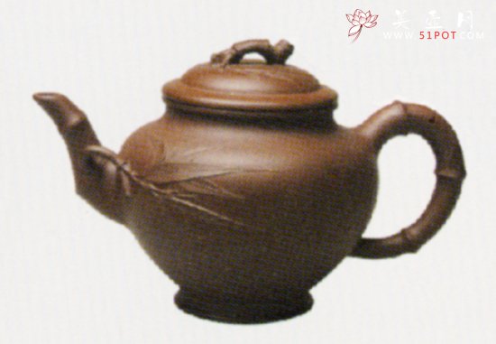 紫砂壶图片：小型竹节 - 宜兴紫砂壶网