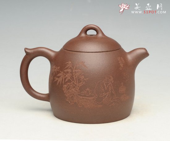 紫砂壶图片：秦权二 - 宜兴紫砂壶网