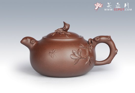 紫砂壶图片：满园春色 - 宜兴紫砂壶网