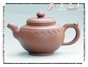 紫砂壶图片：云肩如意 - 宜兴紫砂壶网