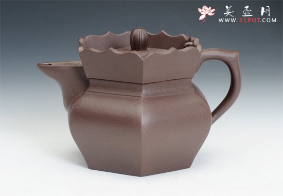 紫砂壶图片：僧帽 - 宜兴紫砂壶网