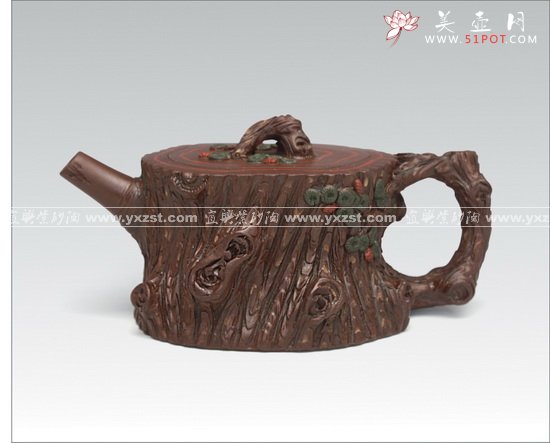 紫砂壶图片：大黑松 - 宜兴紫砂壶网