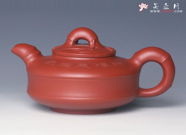 紫砂壶图片：竹富 320CC - 宜兴紫砂壶网