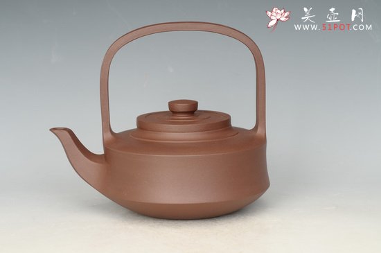 紫砂壶图片：提璧壶 13000元 - 宜兴紫砂壶网