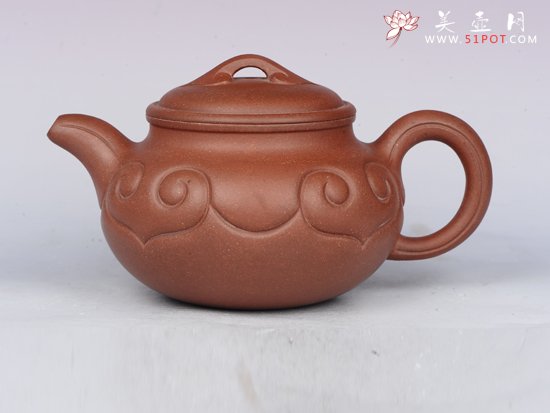 紫砂壶图片：仿古如意 - 宜兴紫砂壶网
