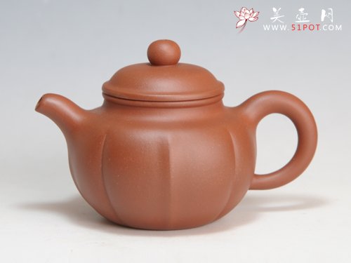 紫砂壶图片：裙花壶 - 宜兴紫砂壶网