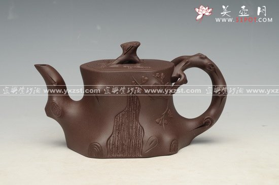 紫砂壶图片：树桩 - 宜兴紫砂壶网