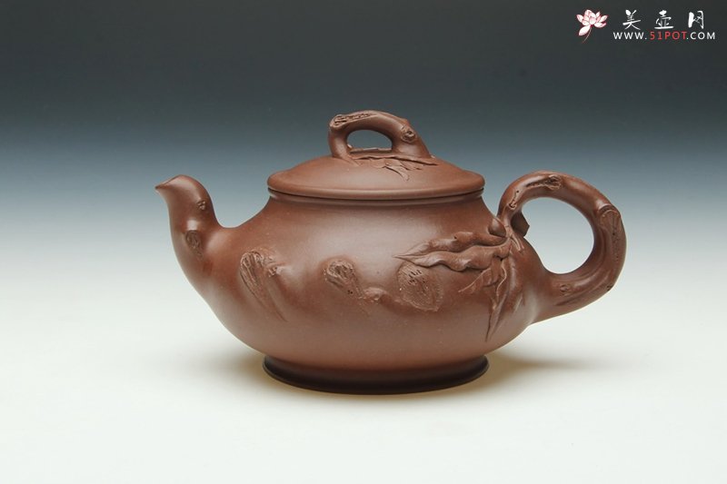 紫砂壶图片：万寿无疆 - 宜兴紫砂壶网