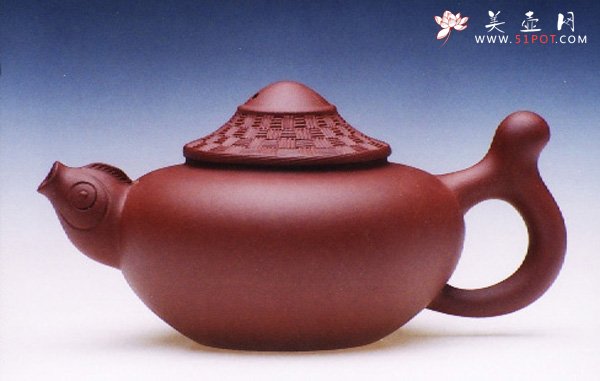 紫砂壶图片：渔翁壶 - 宜兴紫砂壶网