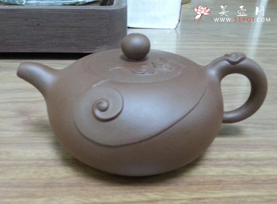 紫砂壶图片：祥云如意 - 宜兴紫砂壶网