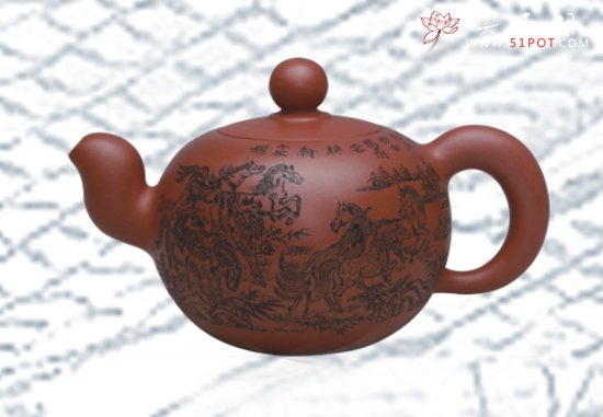 紫砂壶图片：一粒珠 - 宜兴紫砂壶网