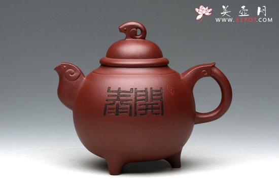 紫砂壶图片：三羊开泰 - 宜兴紫砂壶网