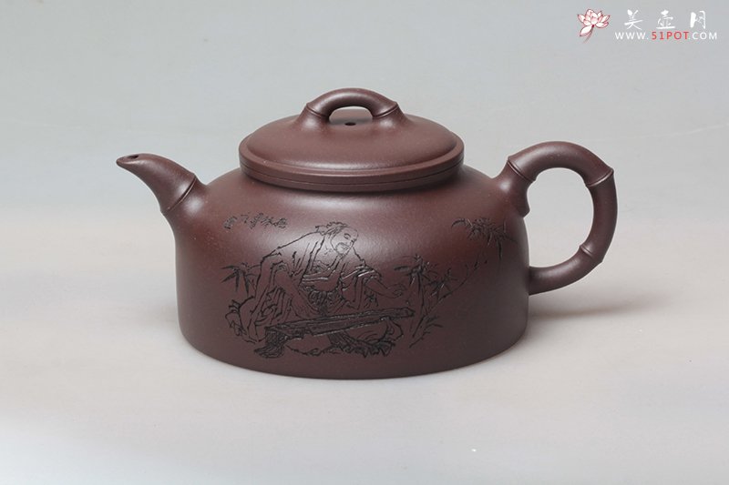 紫砂壶图片：竹趣 - 宜兴紫砂壶网