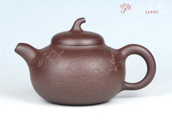 紫砂壶图片：茄段3 - 宜兴紫砂壶网