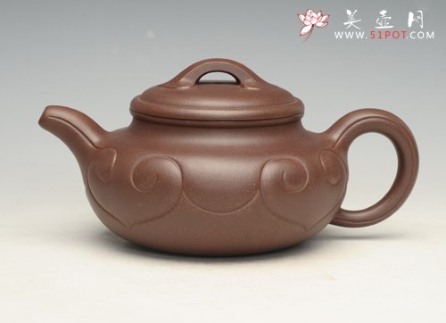 紫砂壶图片：仿鼓如意 - 宜兴紫砂壶网