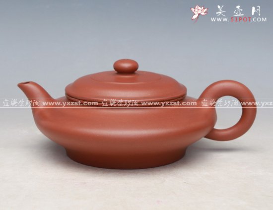 紫砂壶图片：虚扁 - 宜兴紫砂壶网