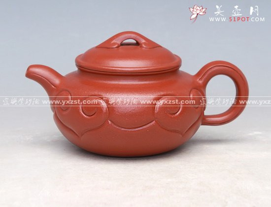 紫砂壶图片：仿古如意 - 宜兴紫砂壶网