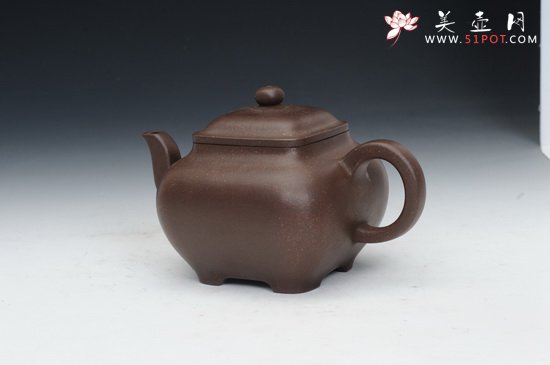 紫砂壶图片：金玉四方 (2) - 宜兴紫砂壶网