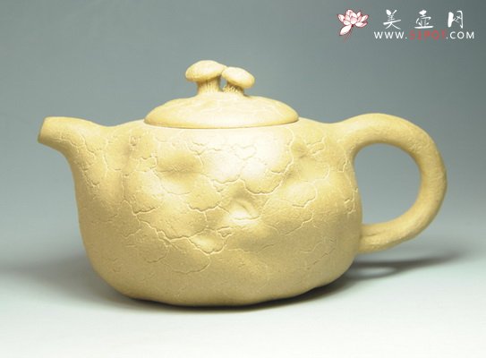 紫砂壶图片：灵芝供春 - 宜兴紫砂壶网