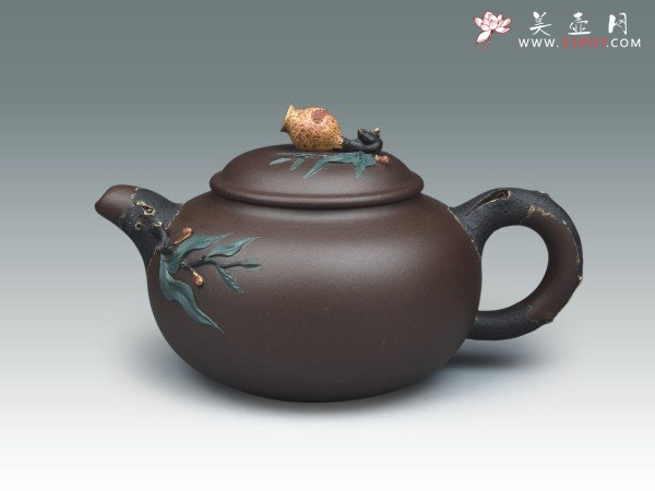 紫砂壶图片：福禄寿 - 宜兴紫砂壶网