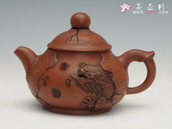 紫砂壶图片：一条龙系列三 - 宜兴紫砂壶网