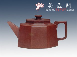 紫砂壶图片：八方 - 宜兴紫砂壶网