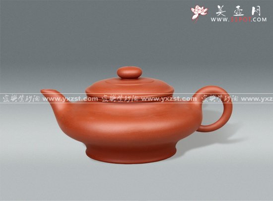紫砂壶图片：虚扁 - 宜兴紫砂壶网