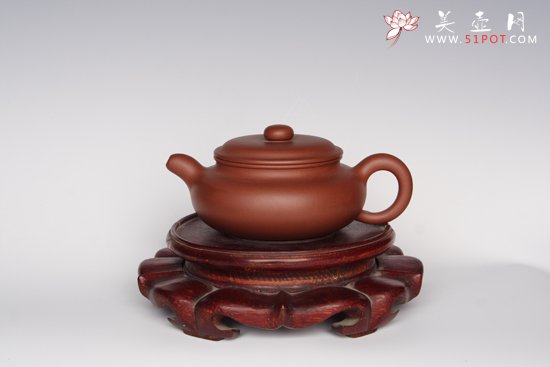 紫砂壶图片：扁仿古 - 宜兴紫砂壶网