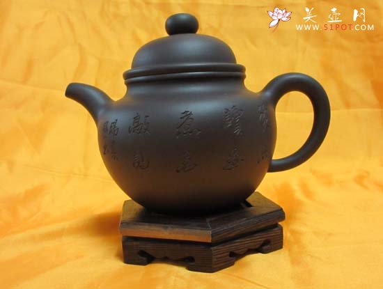 紫砂壶图片：汉棠掇球 - 宜兴紫砂壶网