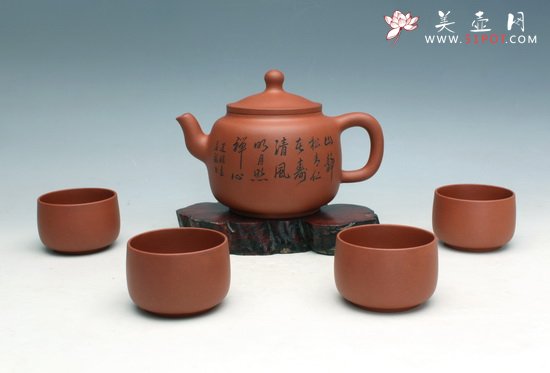 紫砂壶图片：墨林茶具 - 宜兴紫砂壶网