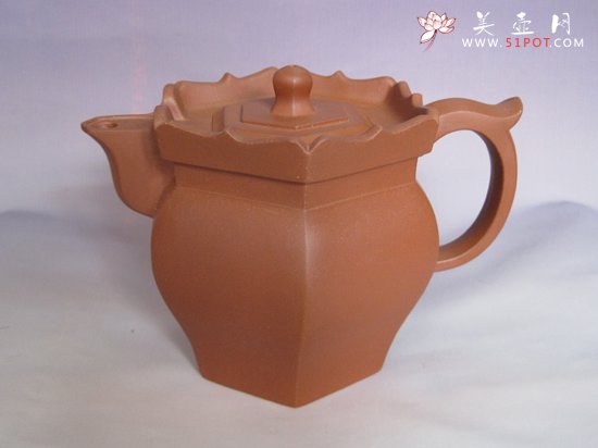 紫砂壶图片：大僧帽壶(大)  ... - 宜兴紫砂壶网