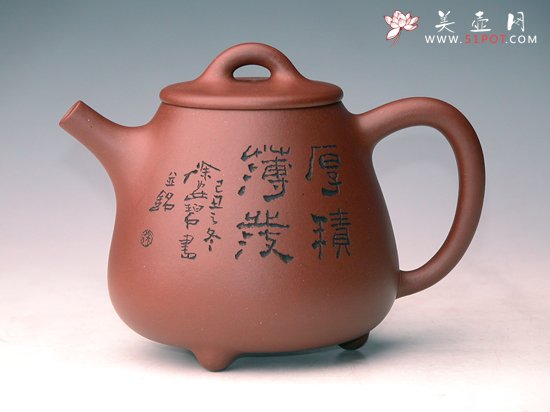 紫砂壶图片：高石瓢 - 宜兴紫砂壶网