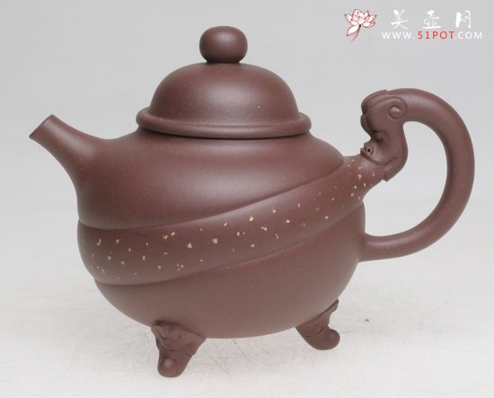 紫砂壶图片：天龙顶珠 - 宜兴紫砂壶网