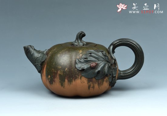 紫砂壶图片：七彩南瓜系列一 - 宜兴紫砂壶网